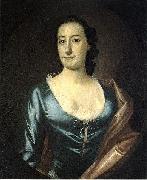 Jeremiah Theus Portrait of Elizabeth Prioleau Roupell oil painting reproduction
